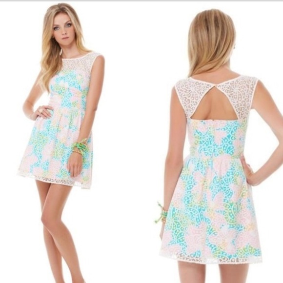 Lilly Pulitzer Dresses & Skirts - LILLY PULITZER ‘Morrison' Lace Overlay Dress